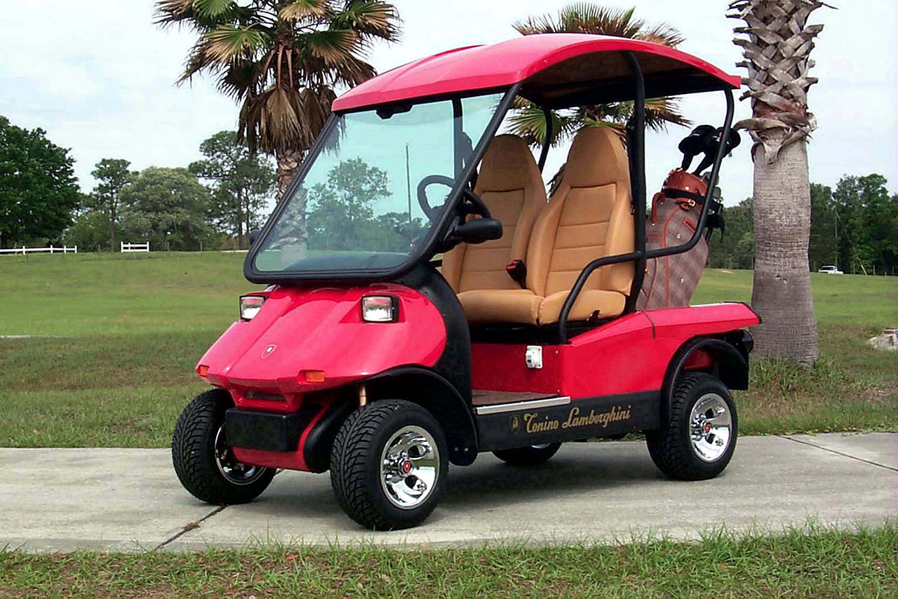 Lamborghini golf cart